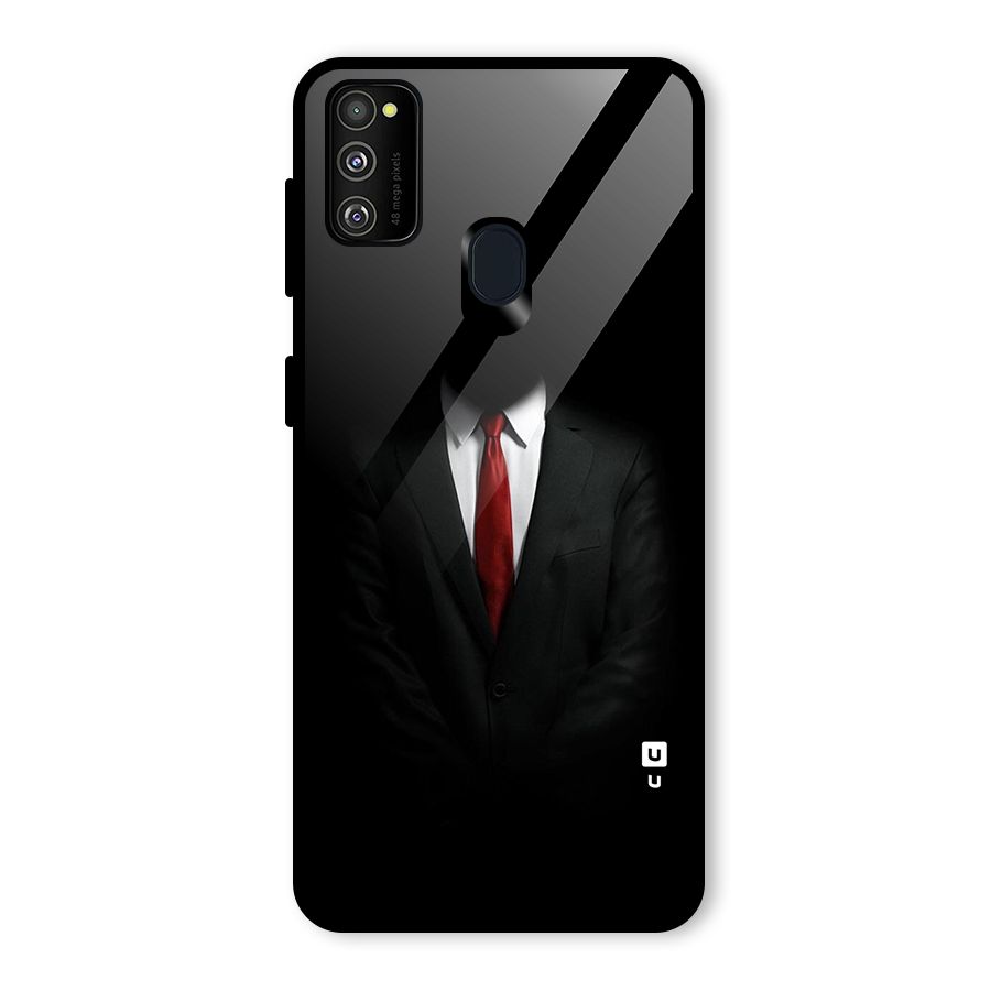 Anonymous Suit Glass Back Case for Galaxy M30s