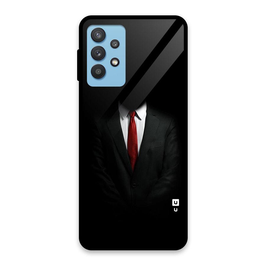 Anonymous Suit Glass Back Case for Galaxy M32 5G