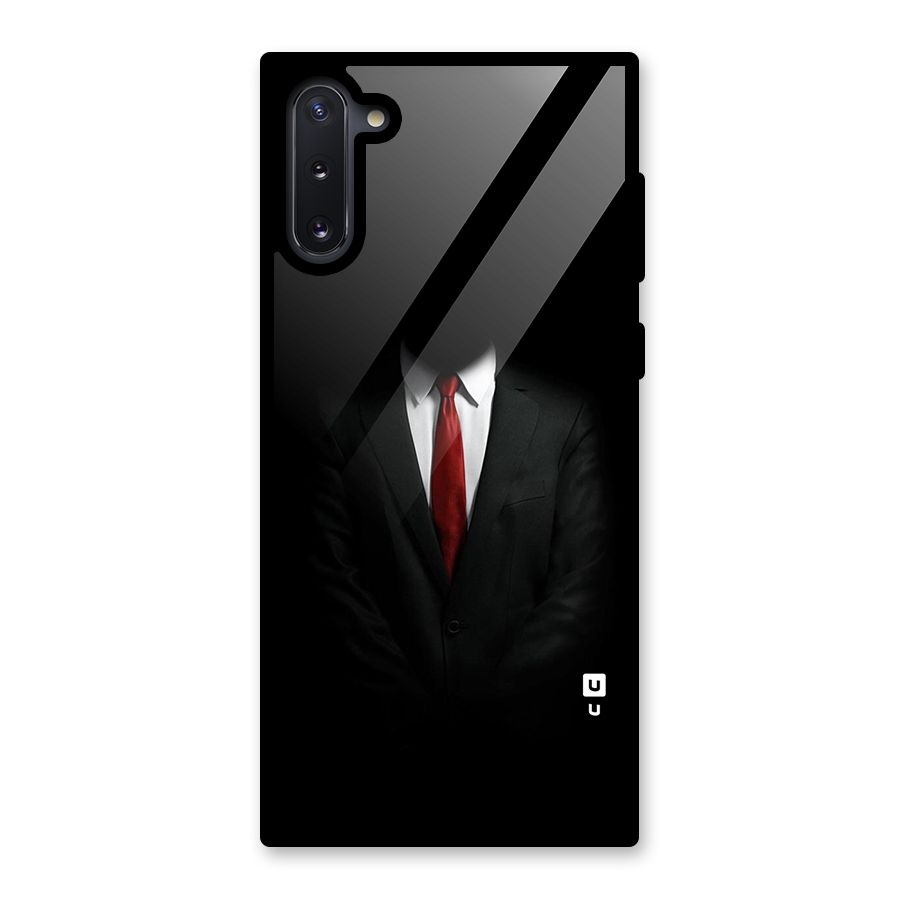 Anonymous Suit Glass Back Case for Galaxy Note 10