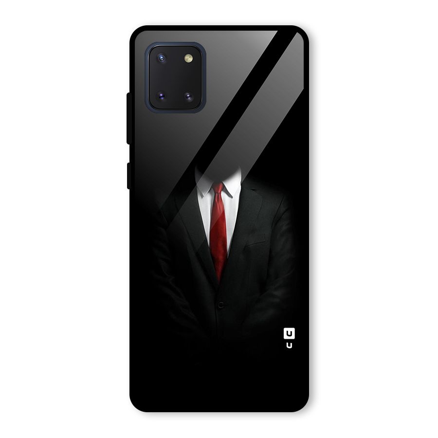 Anonymous Suit Glass Back Case for Galaxy Note 10 Lite