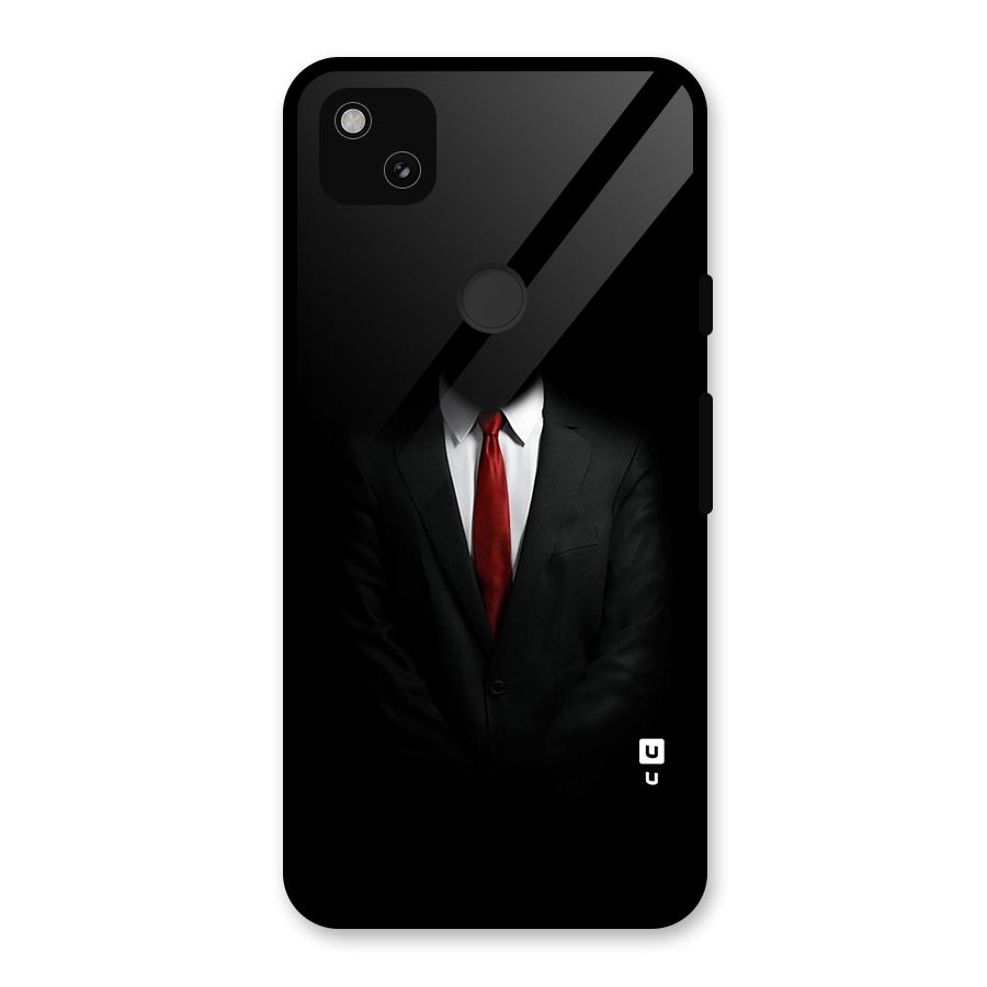 Anonymous Suit Glass Back Case for Google Pixel 4a