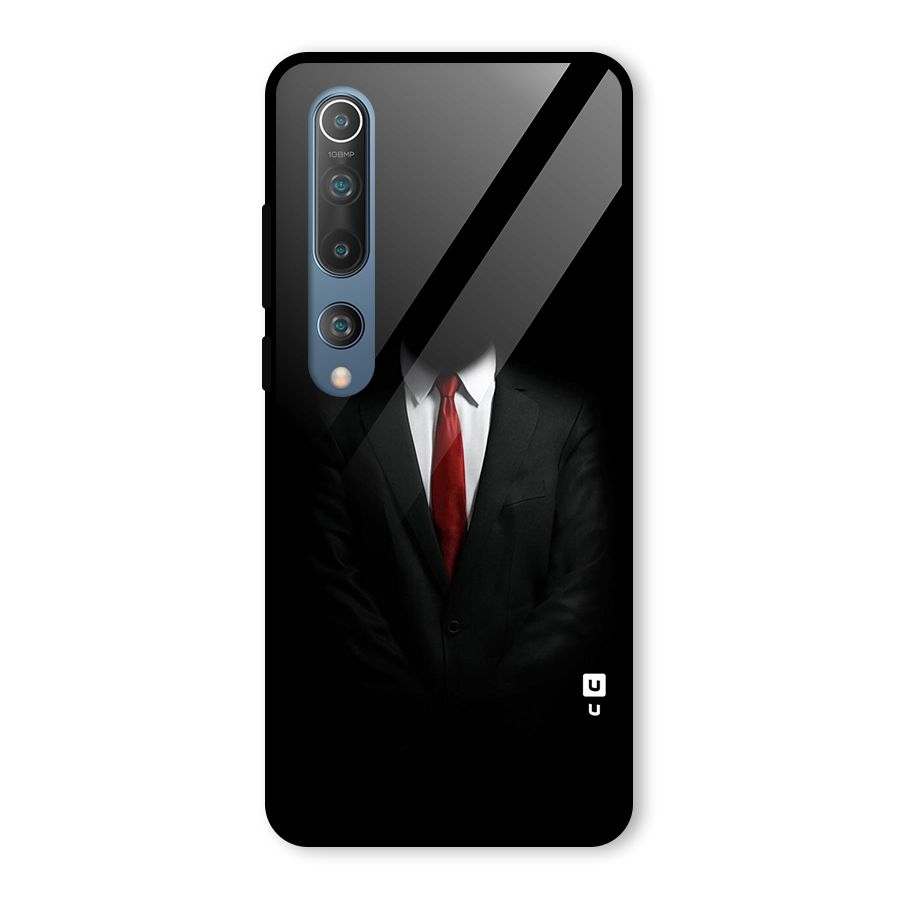 Anonymous Suit Glass Back Case for Mi 10