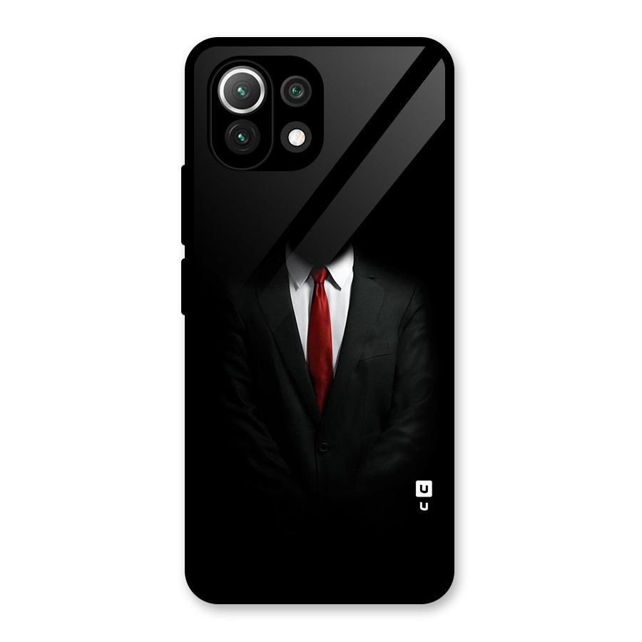 Anonymous Suit Glass Back Case for Mi 11 Lite
