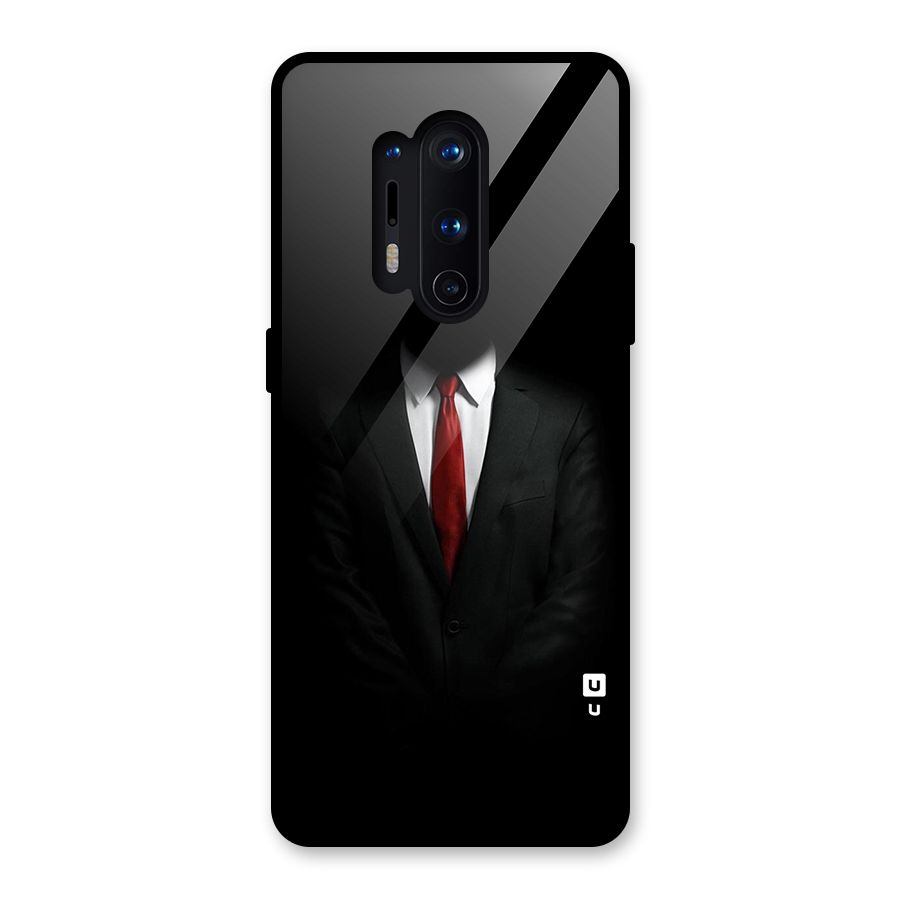 Anonymous Suit Glass Back Case for OnePlus 8 Pro