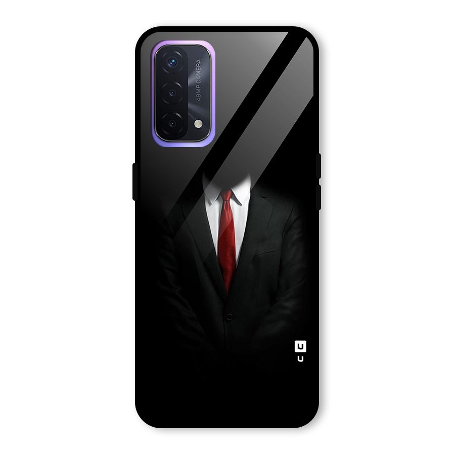 Anonymous Suit Glass Back Case for Oppo A74 5G