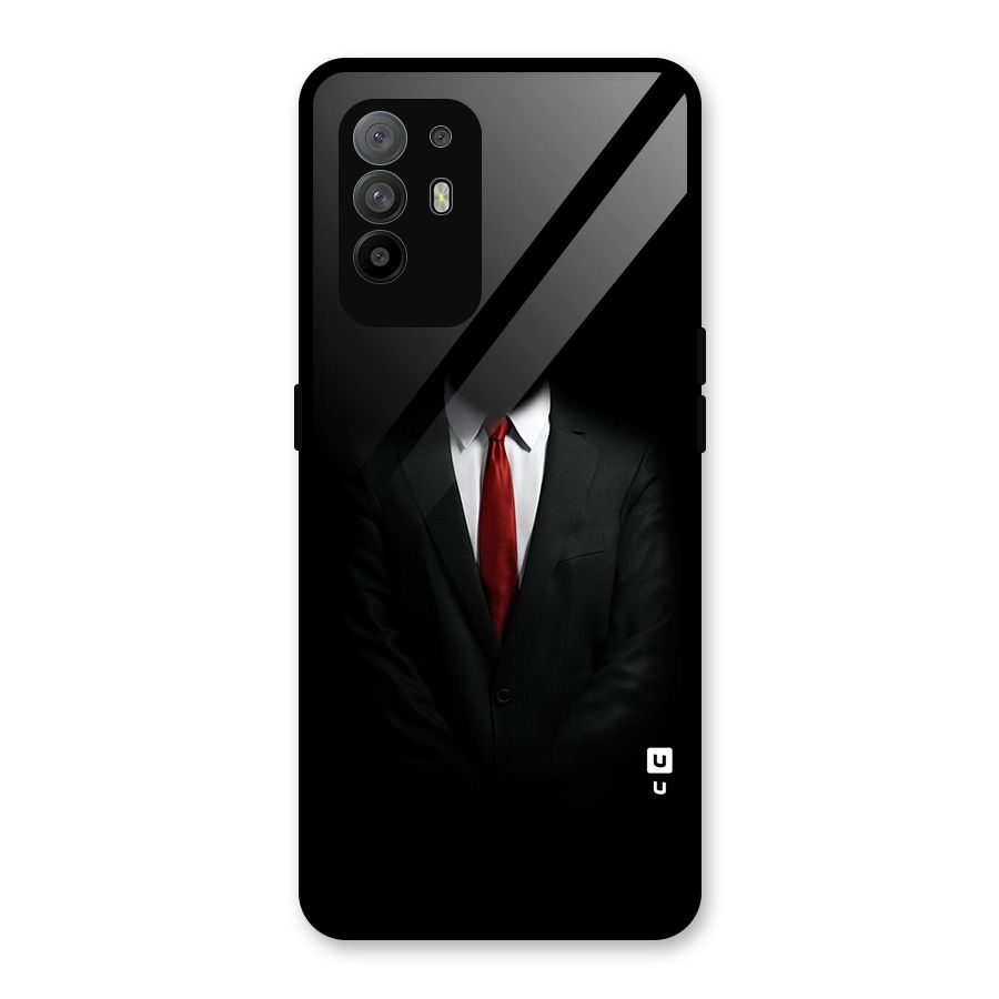 Anonymous Suit Glass Back Case for Oppo F19 Pro Plus 5G