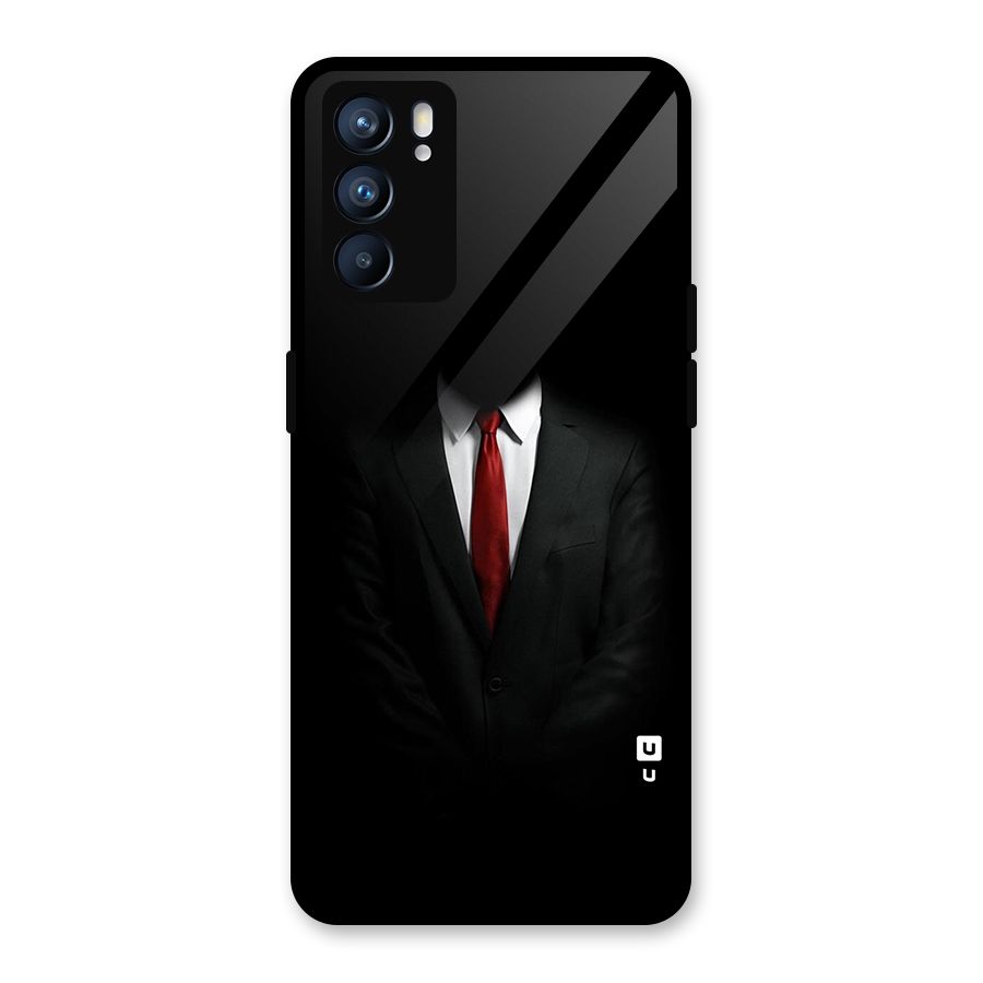 Anonymous Suit Glass Back Case for Oppo Reno6 5G