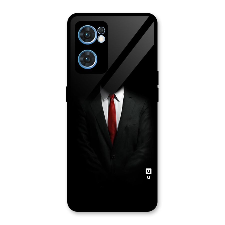 Anonymous Suit Glass Back Case for Oppo Reno7 5G