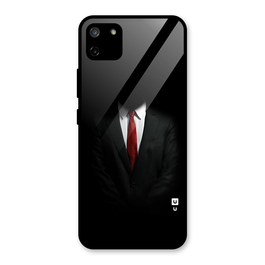 Anonymous Suit Glass Back Case for Realme C11