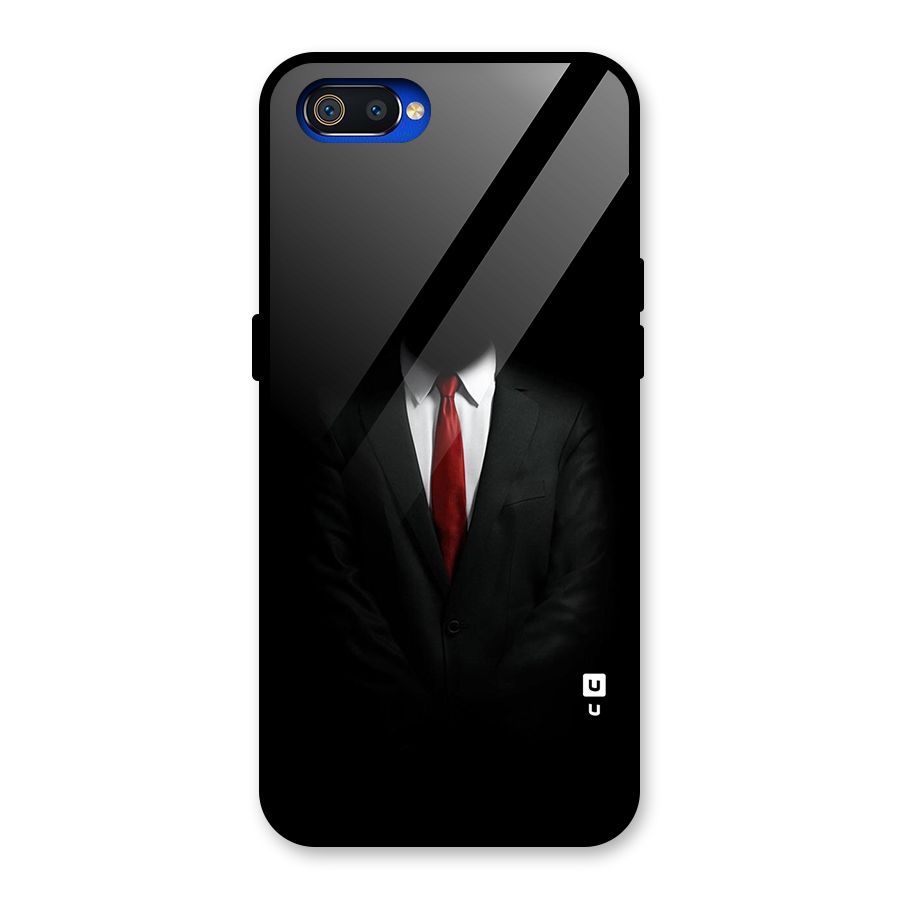 Anonymous Suit Glass Back Case for Realme C2