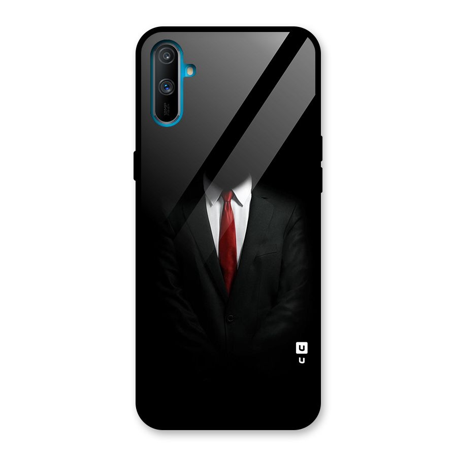 Anonymous Suit Glass Back Case for Realme C3