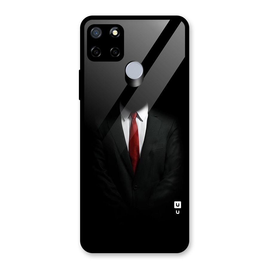 Anonymous Suit Glass Back Case for Realme Narzo 20