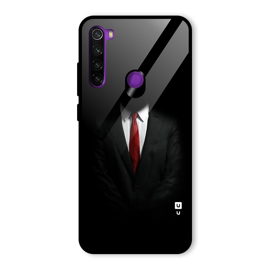 Anonymous Suit Glass Back Case for Redmi Note 8