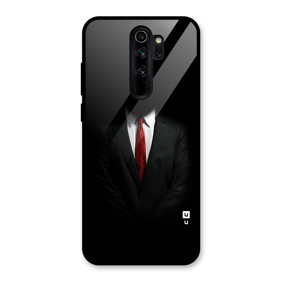 Anonymous Suit Glass Back Case for Redmi Note 8 Pro