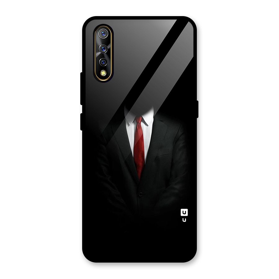Anonymous Suit Glass Back Case for Vivo S1