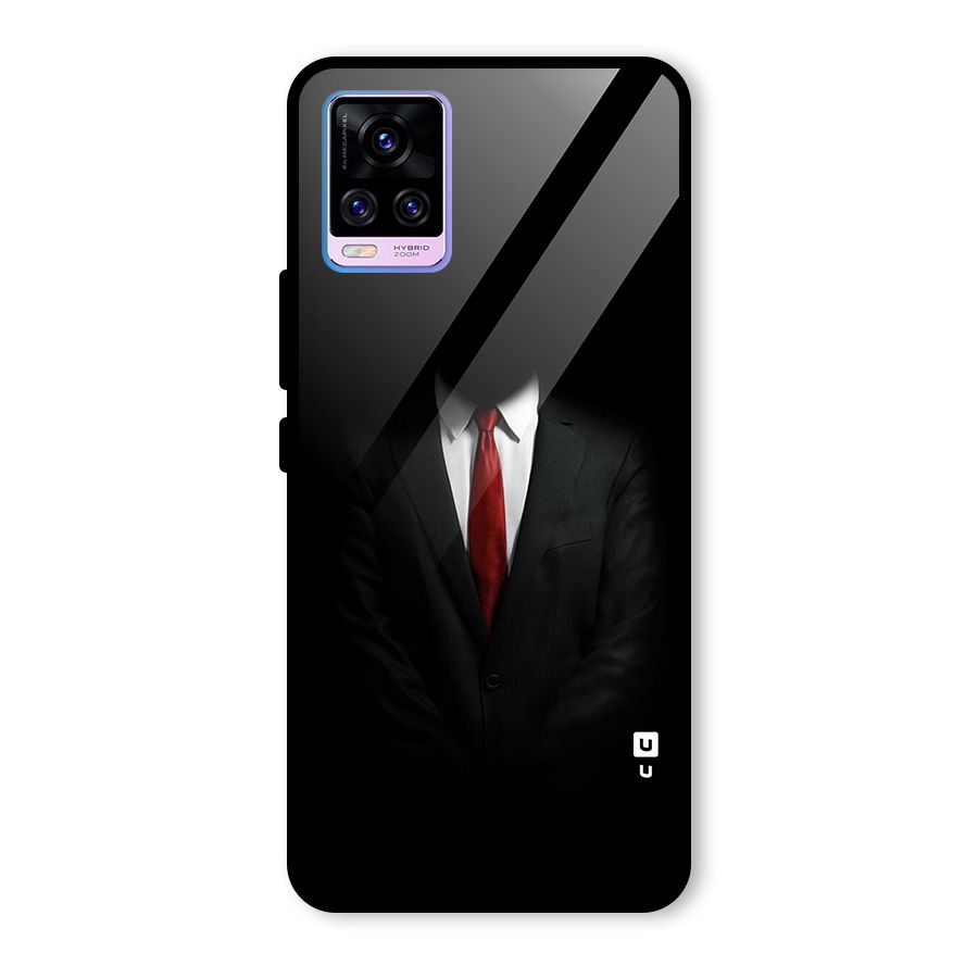 Anonymous Suit Glass Back Case for Vivo V20 Pro