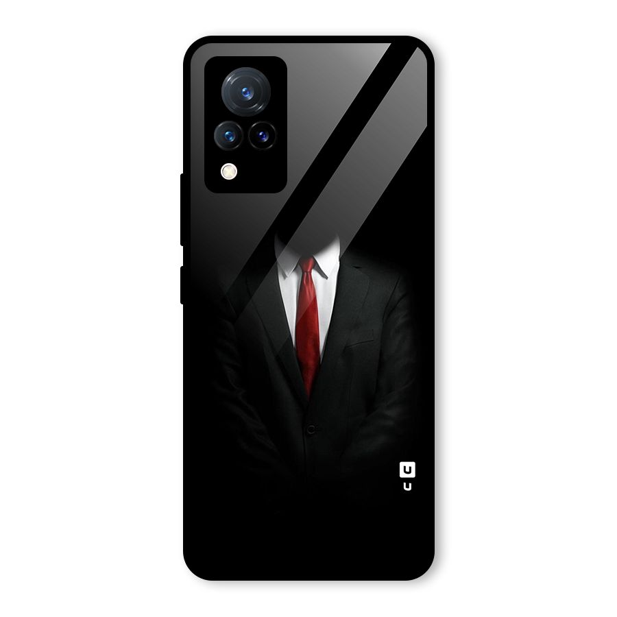 Anonymous Suit Glass Back Case for Vivo V21 5G