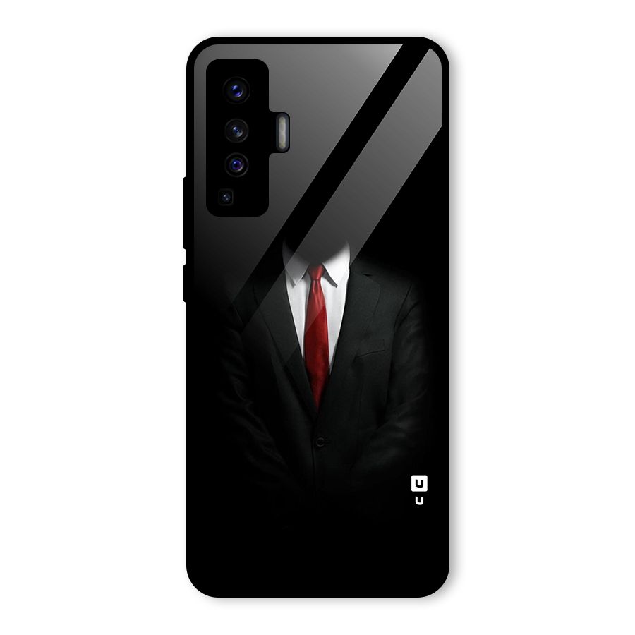 Anonymous Suit Glass Back Case for Vivo X50