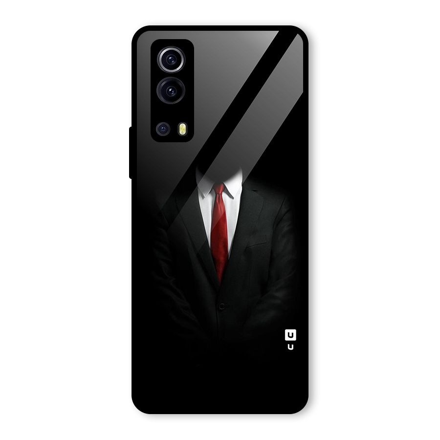 Anonymous Suit Glass Back Case for Vivo iQOO Z3
