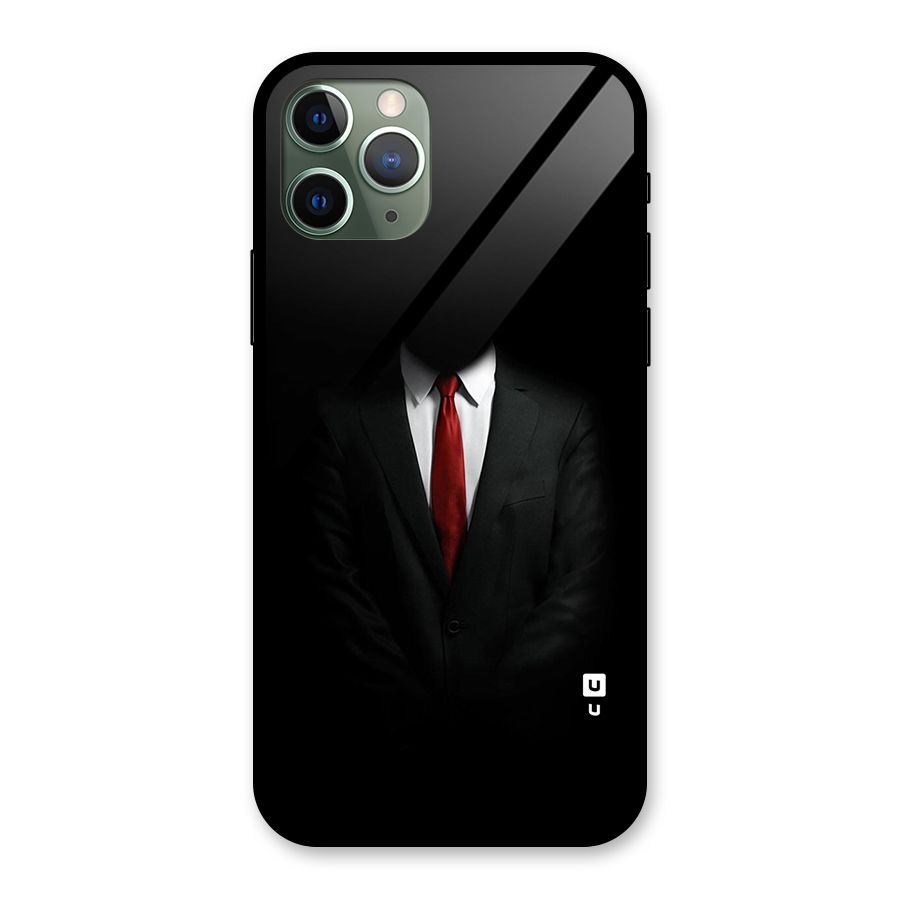 Anonymous Suit Glass Back Case for iPhone 11 Pro