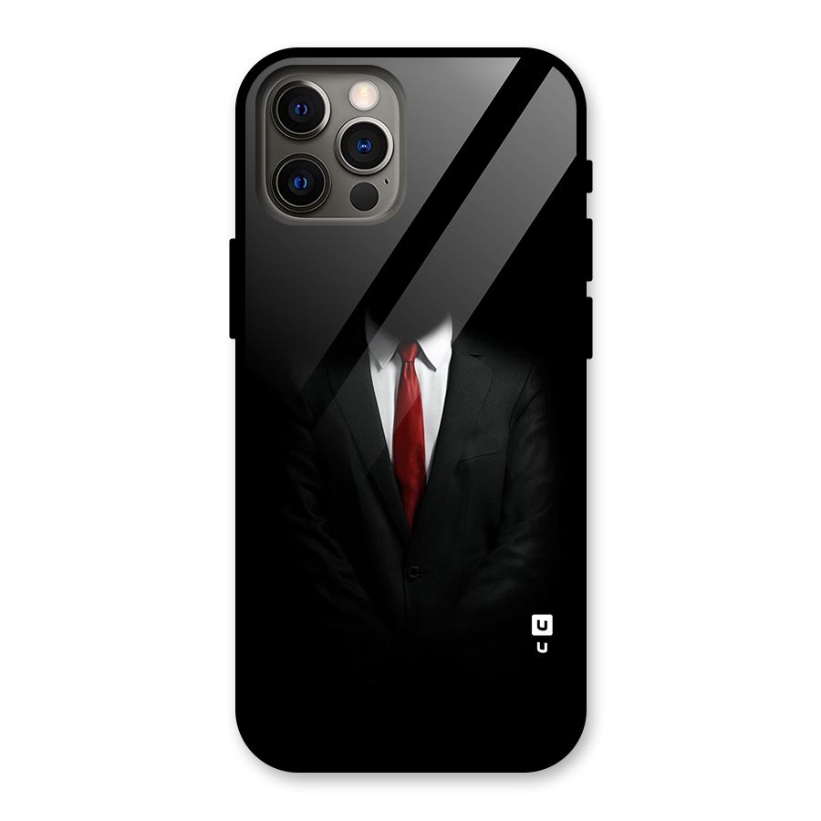 Anonymous Suit Glass Back Case for iPhone 12 Pro