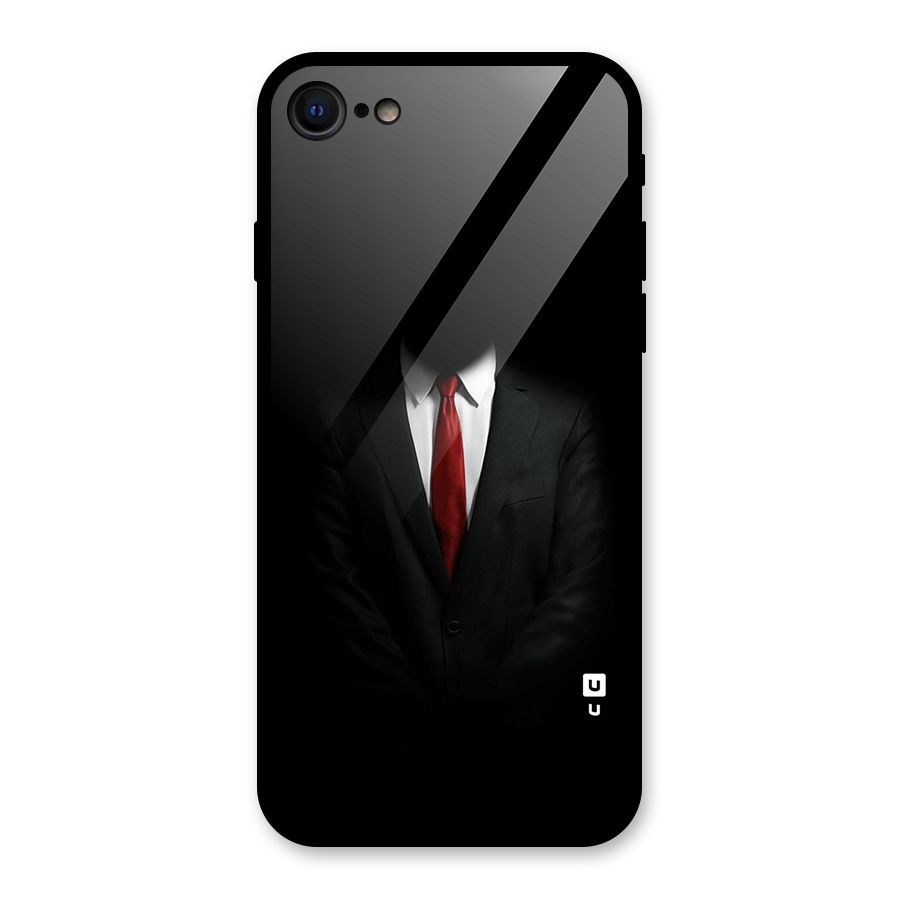 Anonymous Suit Glass Back Case for iPhone 7