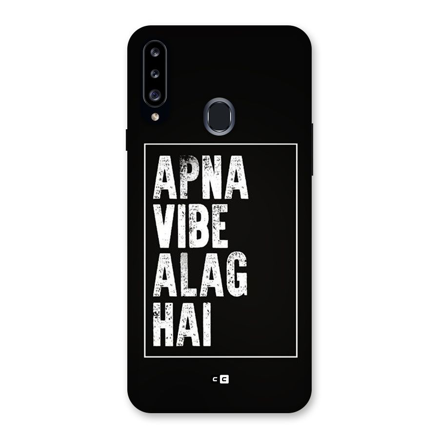Apna Vibe Back Case for Galaxy A20s