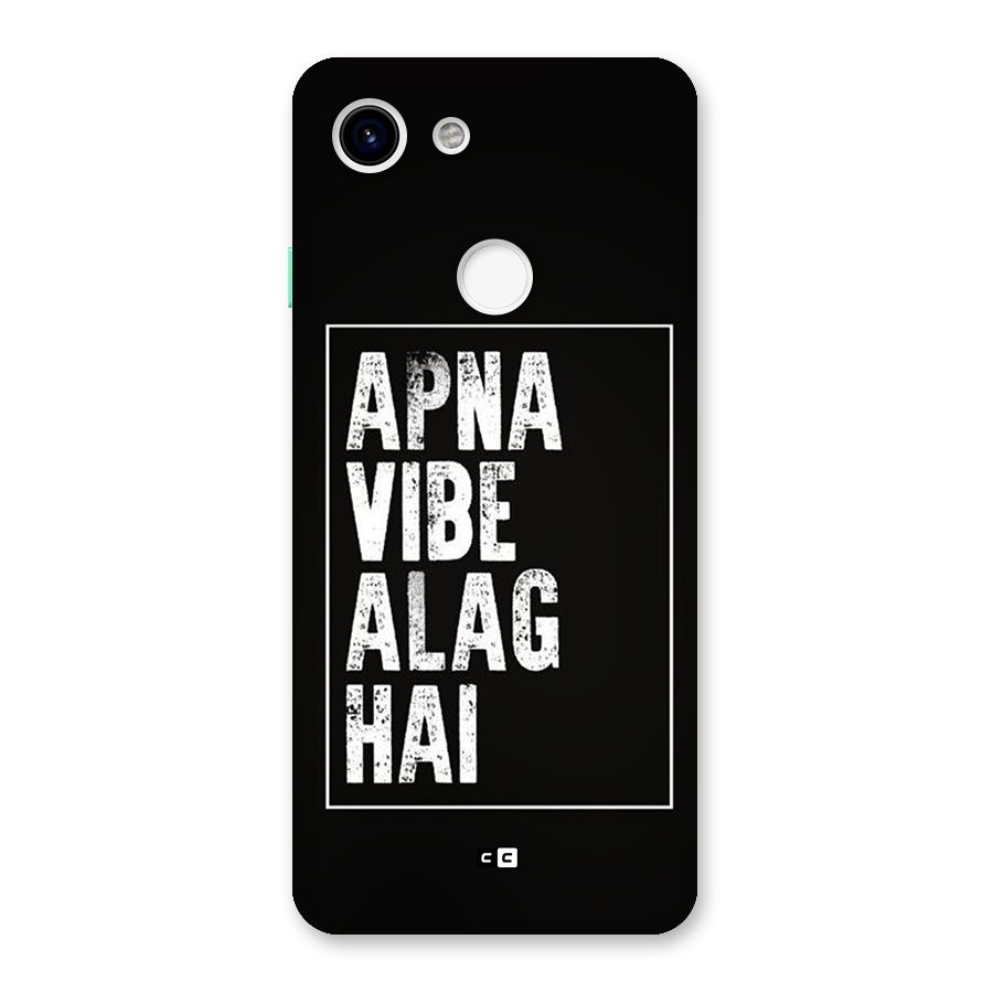 Apna Vibe Back Case for Google Pixel 3
