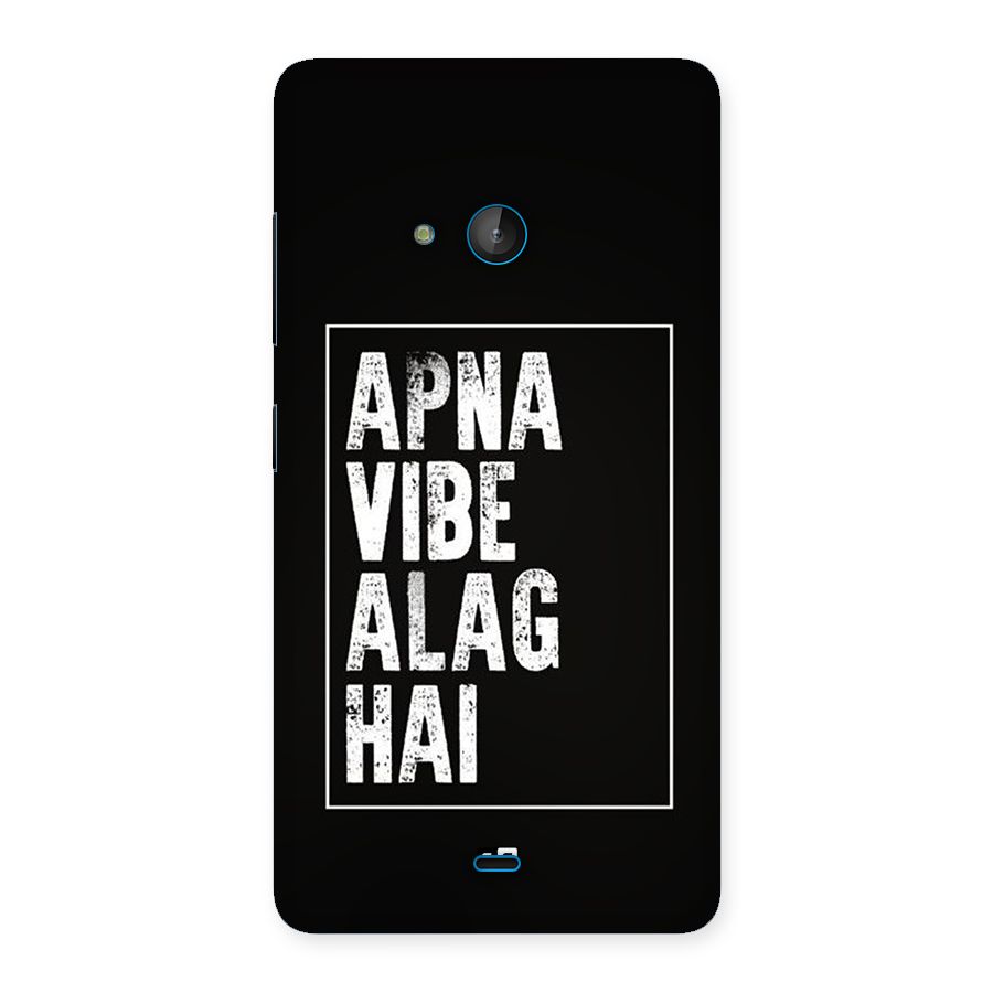 Apna Vibe Back Case for Lumia 540
