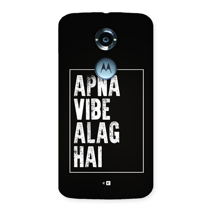 Apna Vibe Back Case for Moto X2