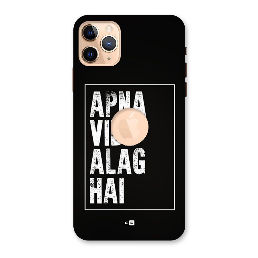 Apna Vibe Back Case for iPhone 11 Pro Max Logo Cut