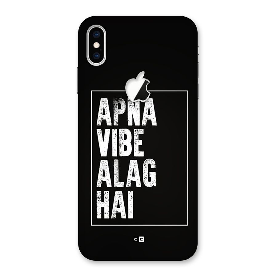 Apna Vibe Back Case for iPhone XS Max Apple Cut
