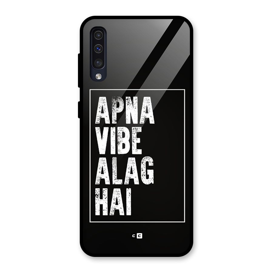 Apna Vibe Glass Back Case for Galaxy A30s