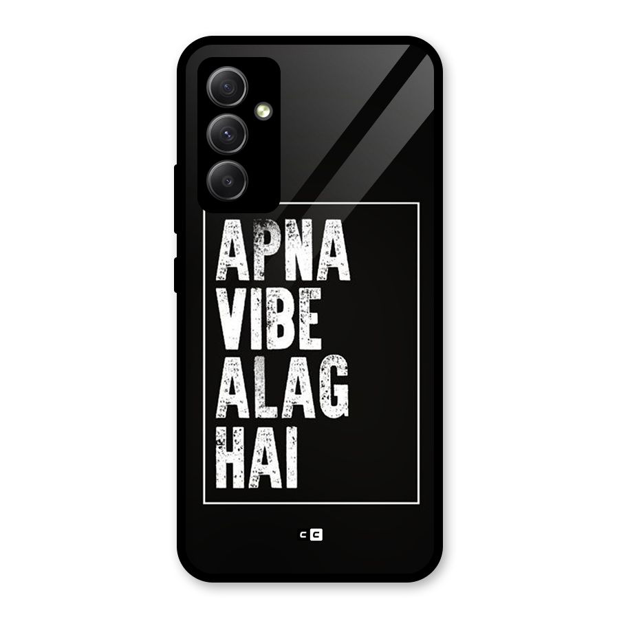 Apna Vibe Glass Back Case for Galaxy A34