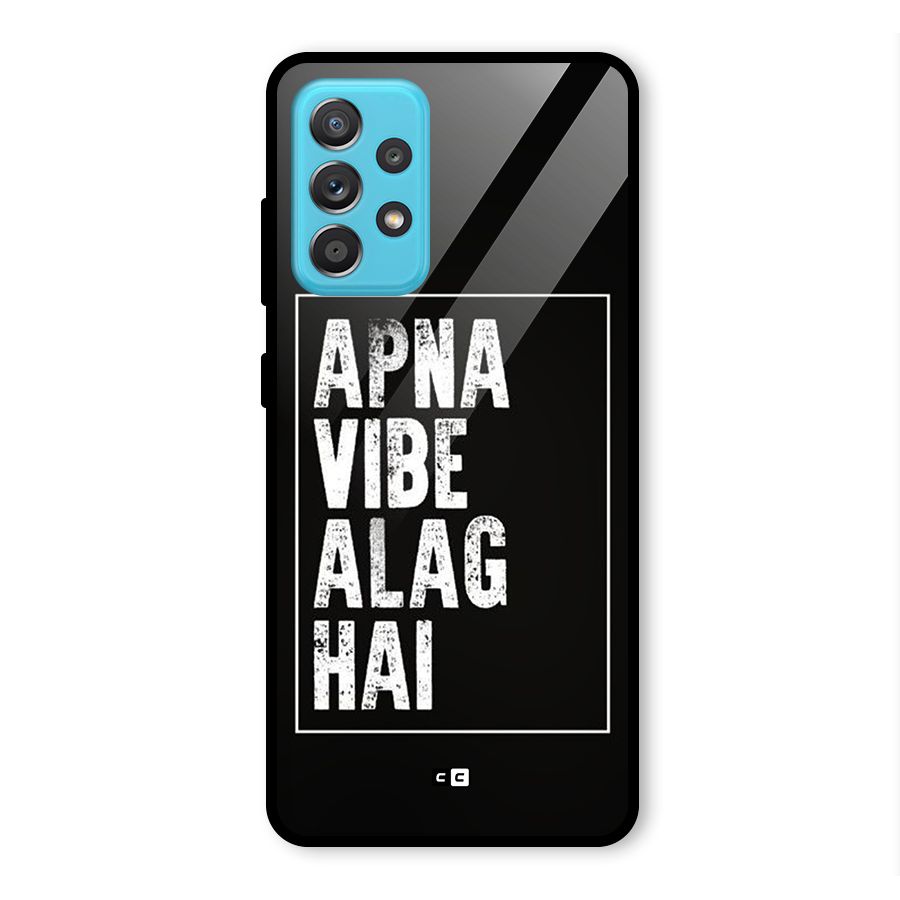 Apna Vibe Glass Back Case for Galaxy A52