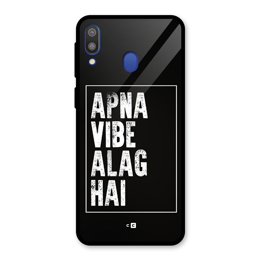 Apna Vibe Glass Back Case for Galaxy M20
