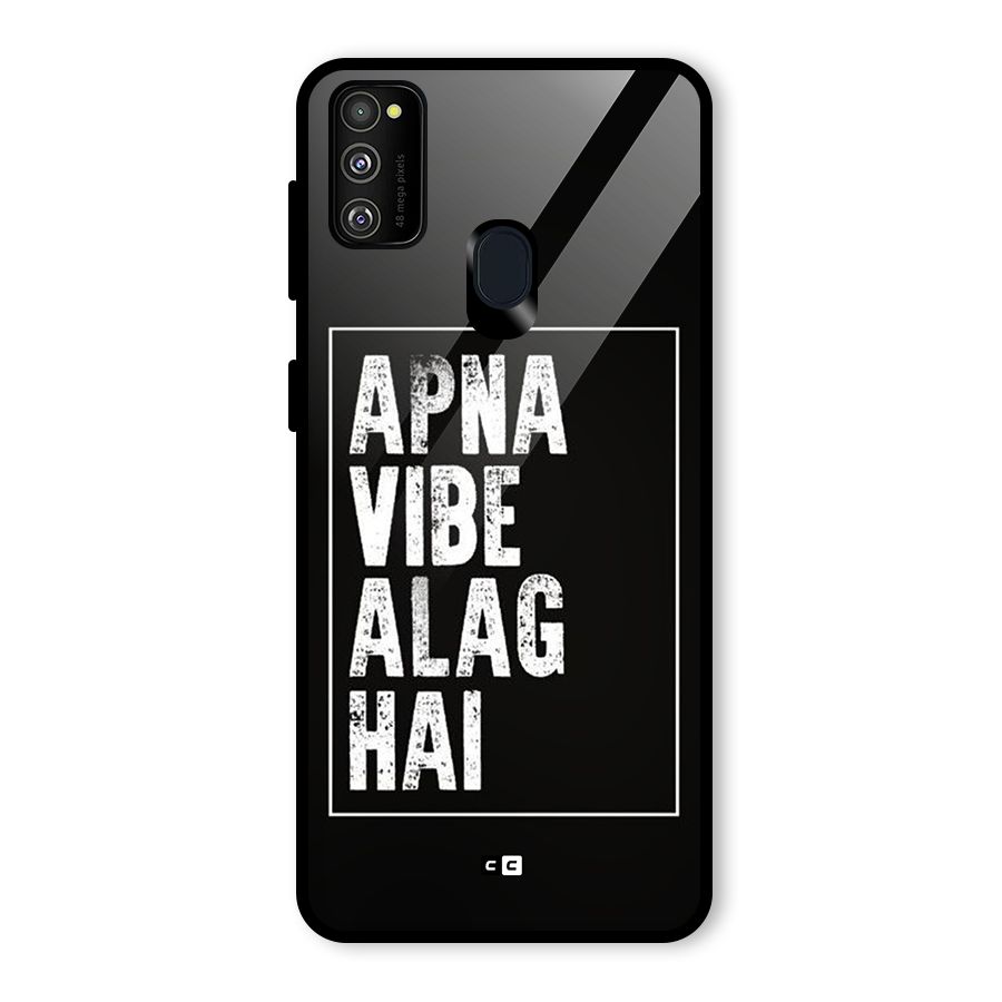 Apna Vibe Glass Back Case for Galaxy M30s