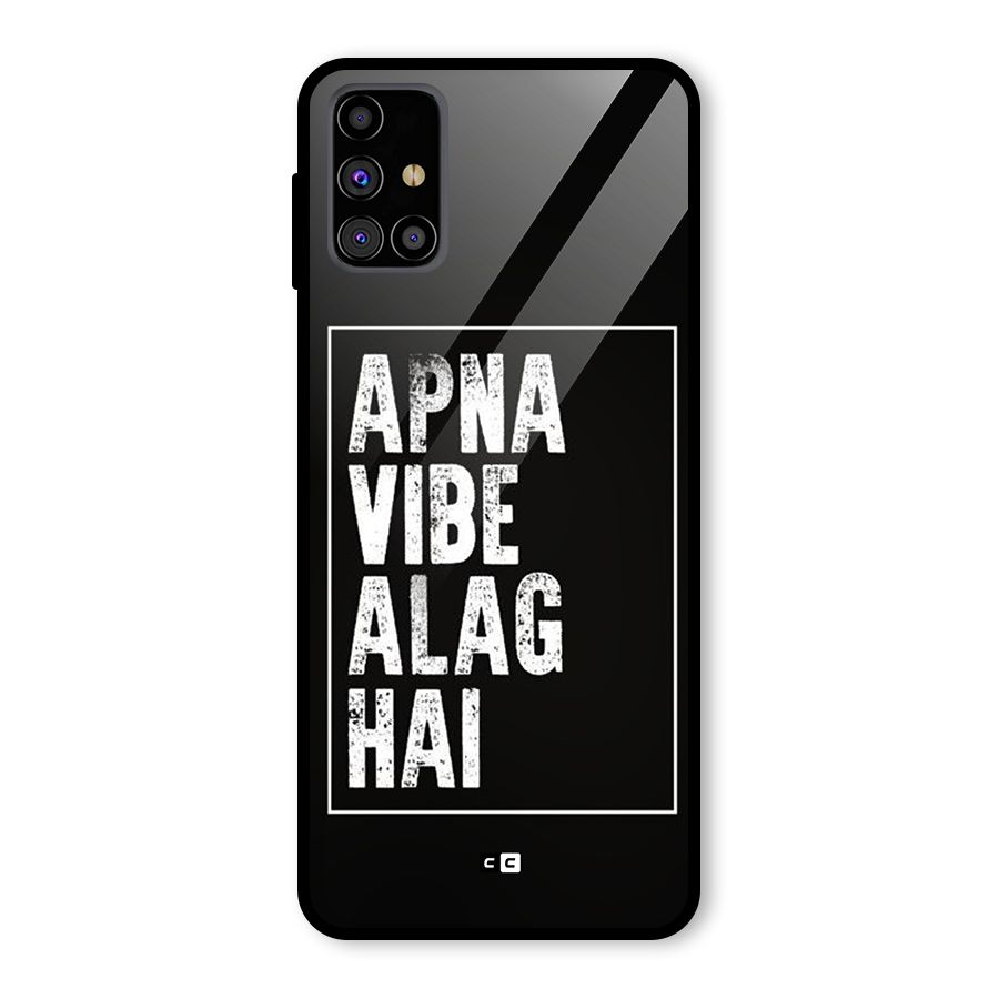 Apna Vibe Glass Back Case for Galaxy M31s