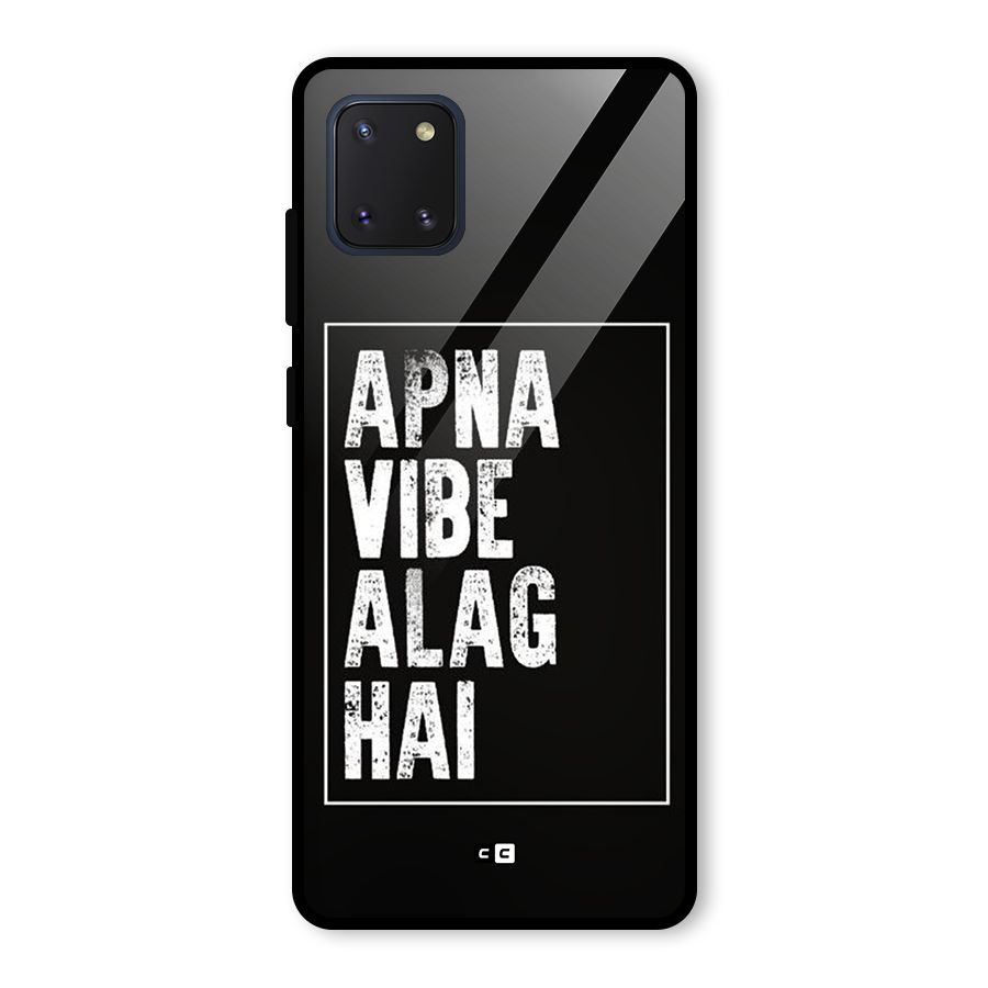 Apna Vibe Glass Back Case for Galaxy Note 10 Lite