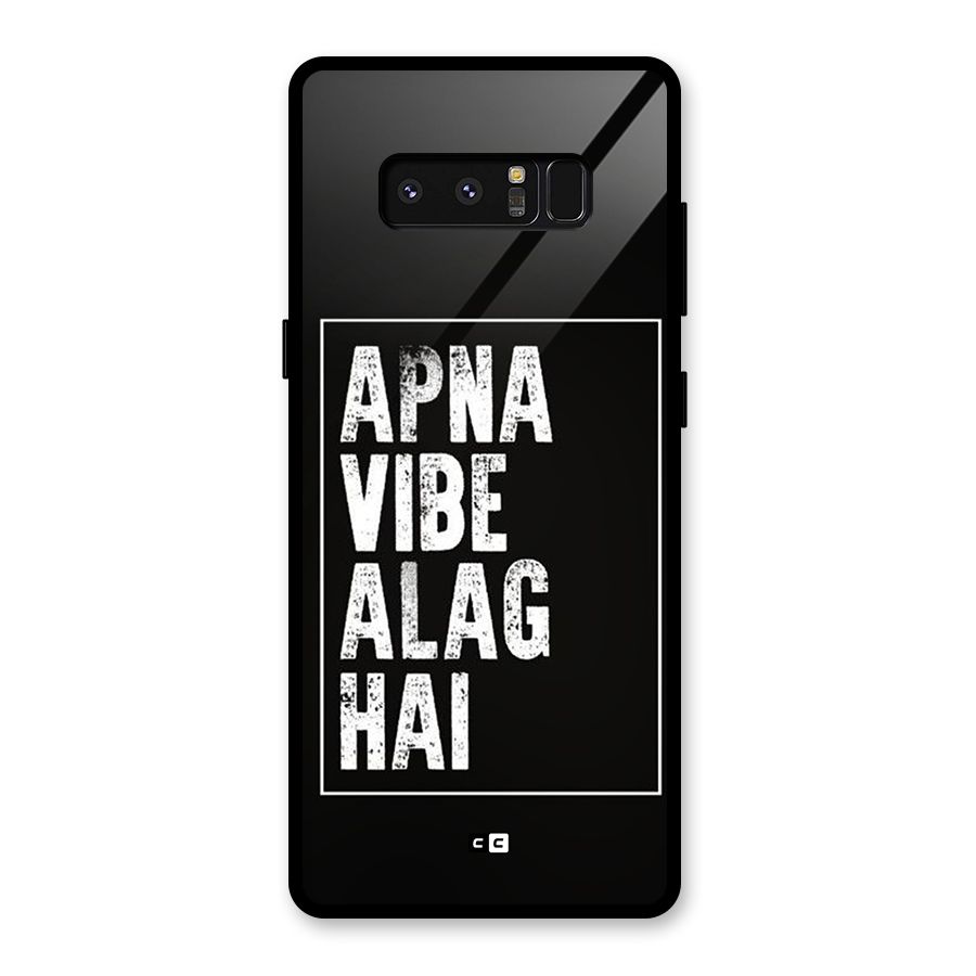 Apna Vibe Glass Back Case for Galaxy Note 8