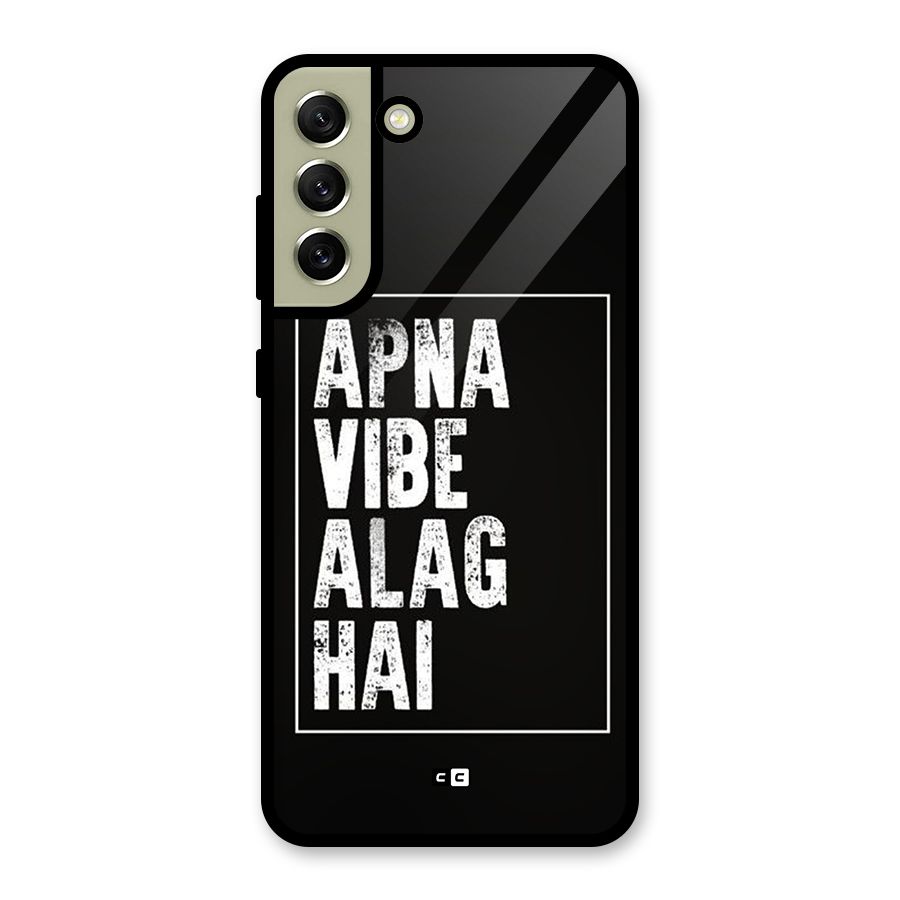 Apna Vibe Glass Back Case for Galaxy S21 FE 5G