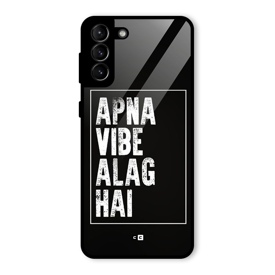 Apna Vibe Glass Back Case for Galaxy S21 Plus