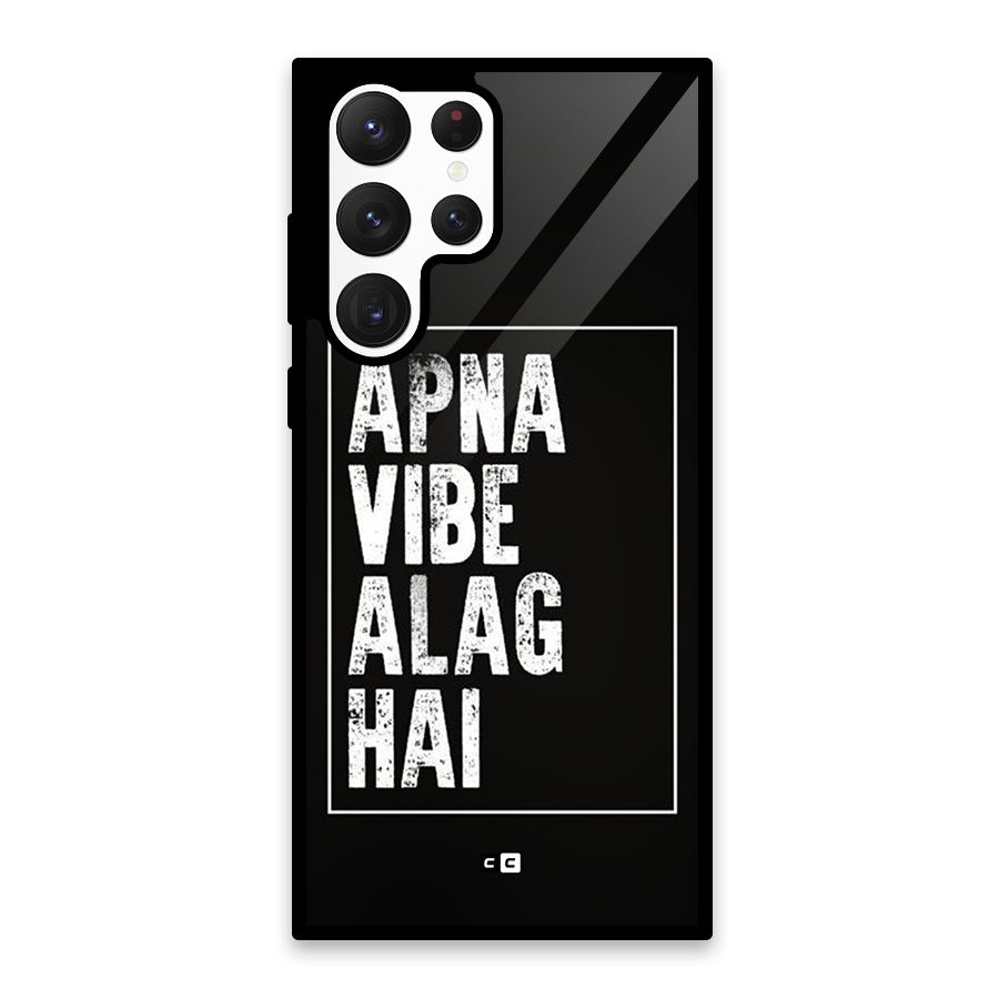 Apna Vibe Glass Back Case for Galaxy S22 Ultra 5G
