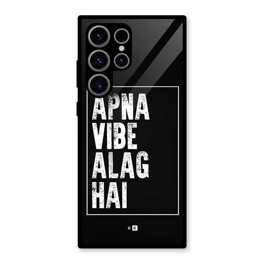 Apna Vibe Glass Back Case for Galaxy S23 Ultra