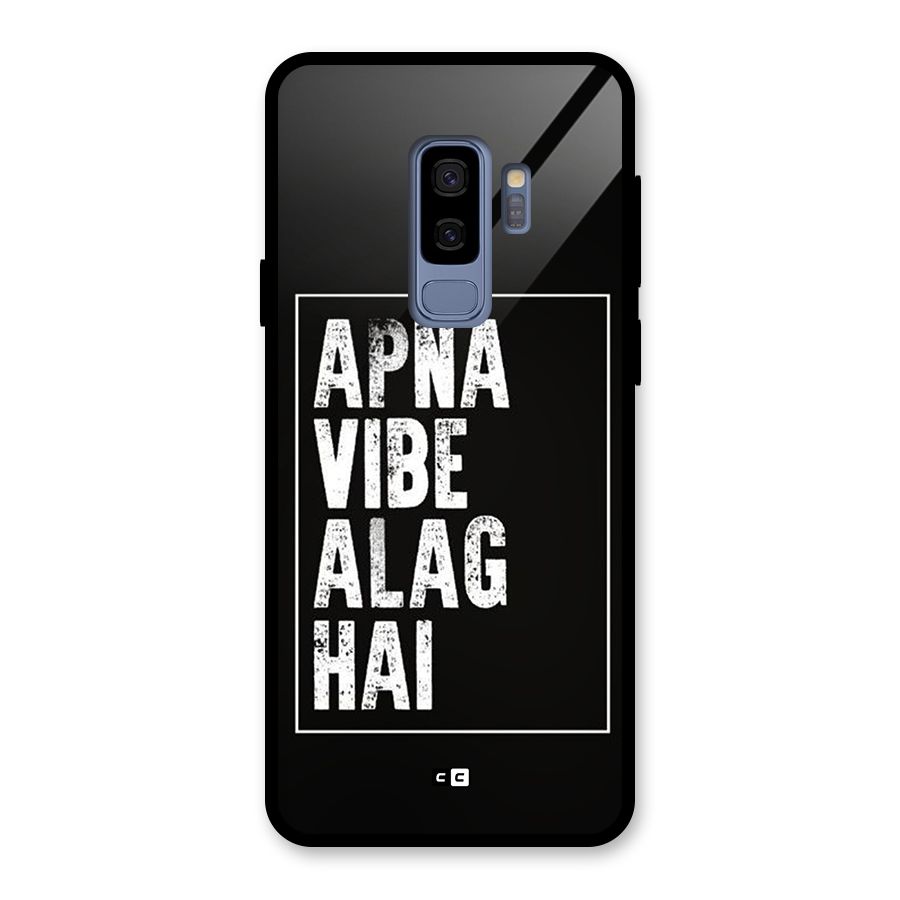 Apna Vibe Glass Back Case for Galaxy S9 Plus