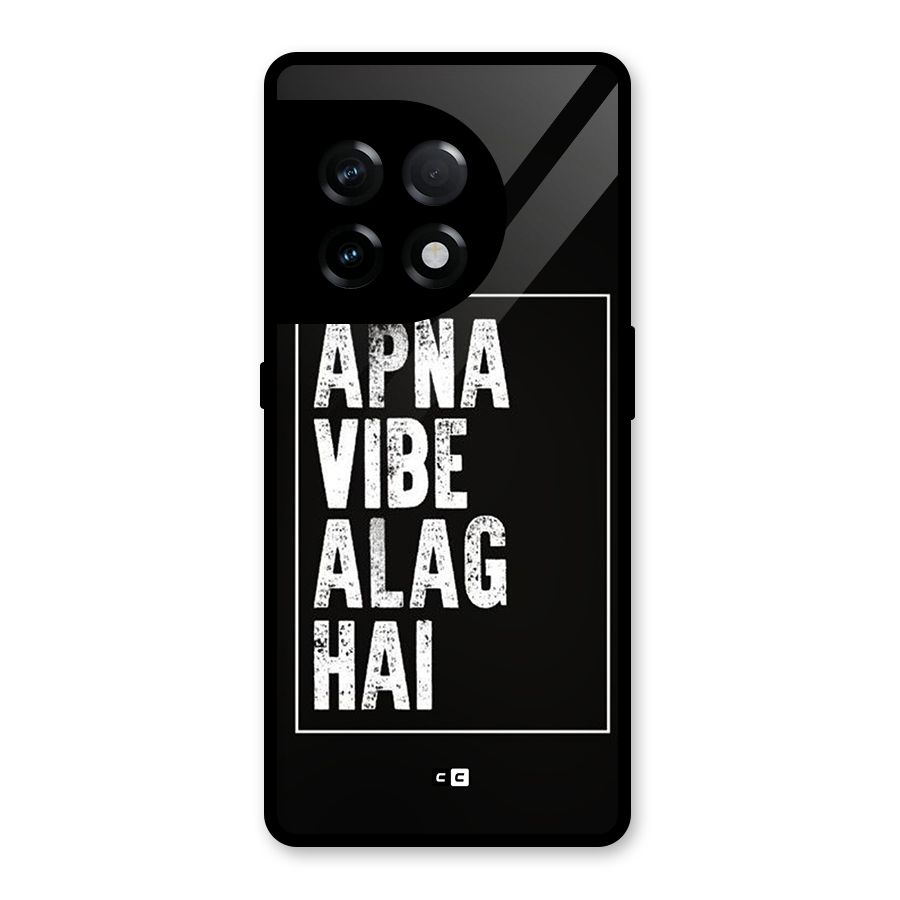Apna Vibe Glass Back Case for OnePlus 11R
