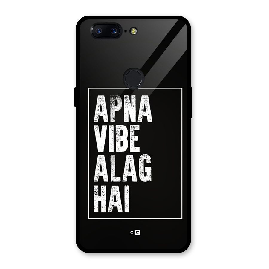 Apna Vibe Glass Back Case for OnePlus 5T