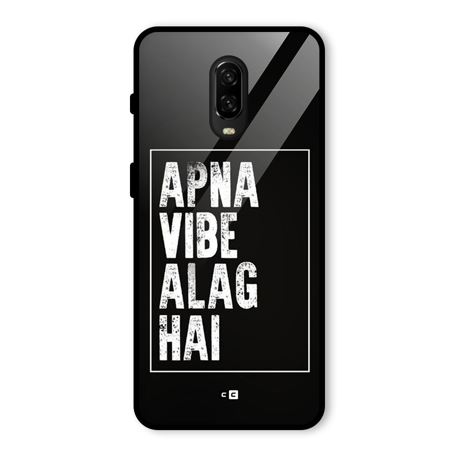 Apna Vibe Glass Back Case for OnePlus 6T