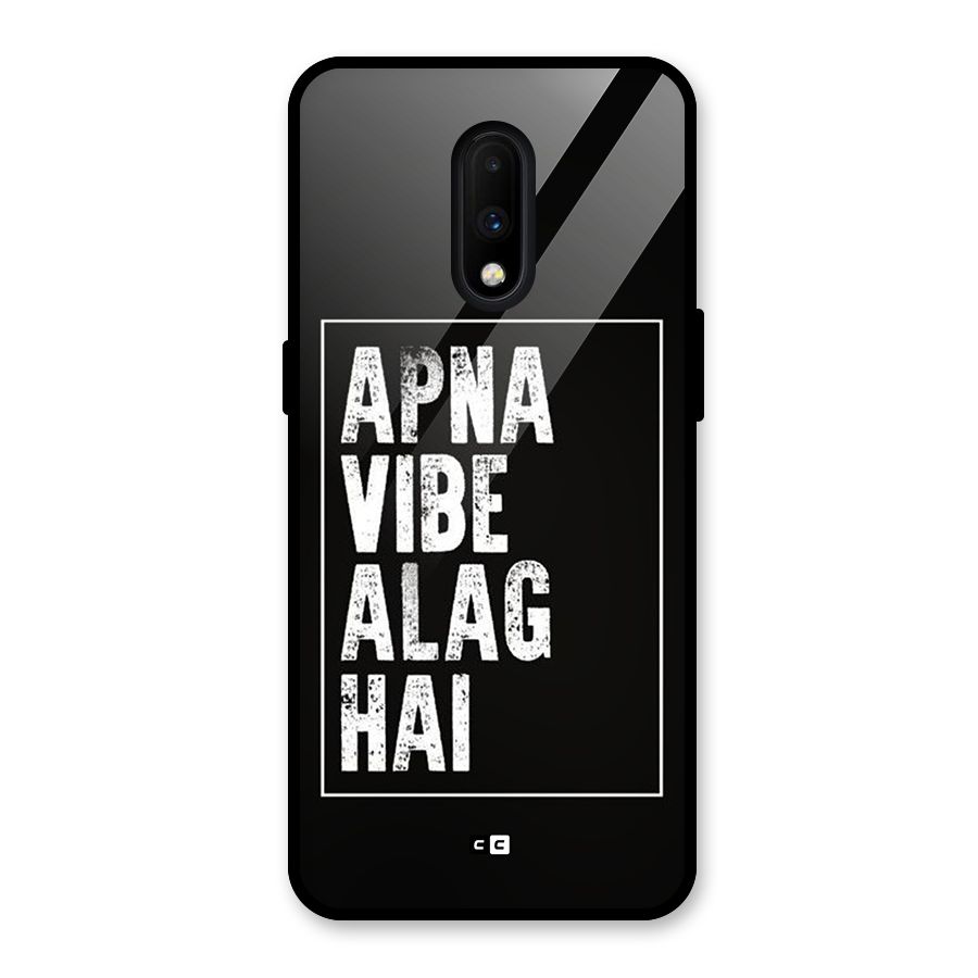 Apna Vibe Glass Back Case for OnePlus 7