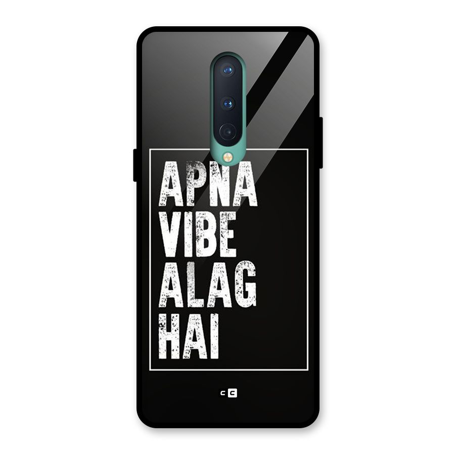 Apna Vibe Glass Back Case for OnePlus 8